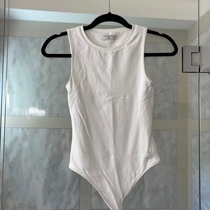 White Babaton Contour Bodysuit